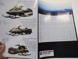 Arctic Cat 1992 moottorikelkat -myyntiesite / sales brochure