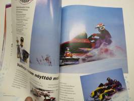 Lynx moottorikelkka 1995 -myyntiesite / snow scooter brochure
