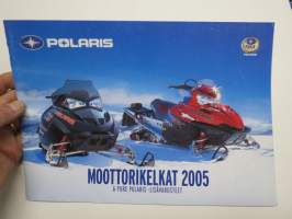 Polaris 2005 moottorikelkat -myyntiesite, sales brochure