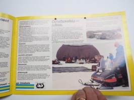 Ockelbo moottorikelkka 1983 mallisto -myyntiesite / snow scooter brochure