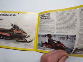 Ockelbo moottorikelkka 1983 mallisto -myyntiesite / snow scooter brochure