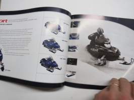 Yamaha moottorikelkka 2001 mallisto -myyntiesite / snow scooter brochure