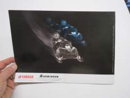 Yamaha moottorikelkka 2001 mallisto -myyntiesite / snow scooter brochure