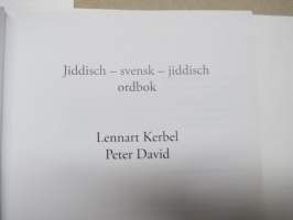 Jiddisch - svensk - jiddish ordbok -jiddi-ruotsi-jiddi sanakirja