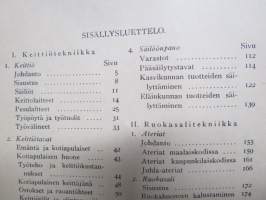 Ruokatalous II:1 - Keittiöstä ruokapöytään - Keittiötekniikka - Ruokasalitekniikka