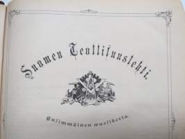 Suomen Teollisuuslehti vuosikerta 1883-1884 (ensimmäiset ilmestyneet vuodet) -aikalaissidos