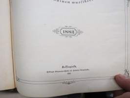 Suomen Teollisuuslehti vuosikerta 1883-1884 (ensimmäiset ilmestyneet vuodet) -aikalaissidos