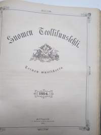 Suomen Teollisuuslehti vuosikerta 1883-1884 (ensimmäiset ilmestyneet vuodet) -aikalaissidos