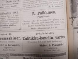 Suomen Teollisuuslehti vuosikerta 1883-1884 (ensimmäiset ilmestyneet vuodet) -aikalaissidos