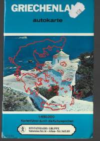 Griechenland - autokarte 1989  Kreikka - kartta