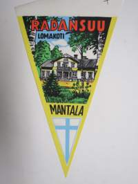 Kausala - Mantala - Radansuu lomakoti -matkailuviiri / souvenier pennant