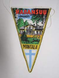 Kausala - Mantala - Radansuu lomakoti -matkailuviiri / souvenier pennant