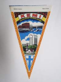 Kemi - Isohaara voimalaitos -matkailuviiri / souvenier pennant