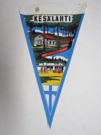 Kesälahti (Savupirtti / Esso) -matkailuviiri / souvenier pennant