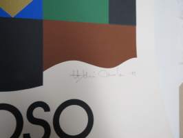 Festivo - Amoroso - Heikki Orvola - Arabia Design -signeerattu mainosgrafiikka 617/800