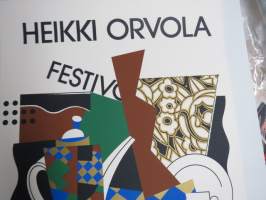 Festivo - Amoroso - Heikki Orvola - Arabia Design -signeerattu mainosgrafiikka 484/800
