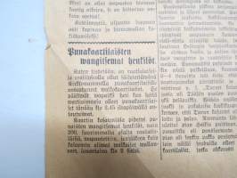 Helsingin Sanomat 1918 nr 1, ilmestynyt 13.4.1918 -ensimmäinen kapinan kukistamisen jälkeen ilmestynyt numero - Suuret tapahtumat Helsingissä