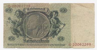 Saksa 50 Mark markkaa 1933 seteli