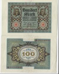 Saksa 100 Mark markkaa 1920 seteli