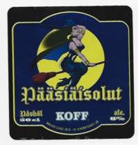Pääsiäisolut Koff   - olutetiketti