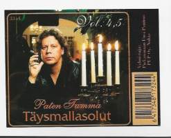 Paten Tumma Täysmallas Olut   - olutetiketti