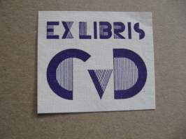 EX-Libris - CvD - Constant van Duk (Hollanti)