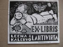 Ex-Libris - Leena ja Kalervo  Lahtivirta