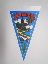 Kitee -matkailuviiri / souvenier pennant