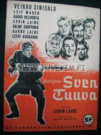 Elokuva-Aitta 1958 nr 23, Kansikuva Adrian Haven, Takakannessa Sven Tuuva elokuvan mainos, Ulkomaisista elokuvista esittelyssä Fortunella ja Jumalten hämärä