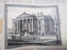 Kyläkirjaston kuvalehti - vuosikerrat 1891-1892 A-sarja,  kirjaksi sidottuna, monipuolinen ja runsas kirjallinen sekä kuvallinen aineisto sekä Suomea että