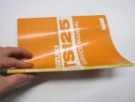 Suzuki TS125 service manual -korjaamokirja