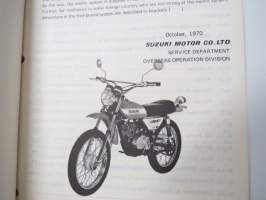 Suzuki TS125 service manual -korjaamokirja