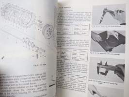 Suzuki TS125 service manual -korjaamokirja