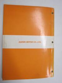 Suzuki TS125 service manual -korjaamokirja