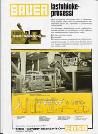 Bauer lastuhiokeprosessi  - Enso Gutzeit Oy  - esite