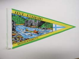 Kuusamo - Käylä - Kitkanjoki -matkailuviiri / souvenier pennant