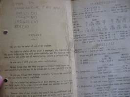 Instruction book for theuse and maintenance of engines type  110 BIS