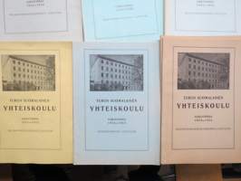 Turun Suomalainen Yhteiskoulu - vuosikertomukset 1932-33 - 1954-55 sekä 1956-57, osa tuplakappaleina, koko erä kerralla