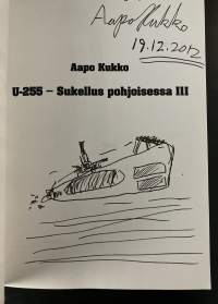 U-255 - Sukellus pohjoisessa III - Tekijän signeeraus