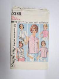 Simplicity 5285 koko 46 -kaava-arkki