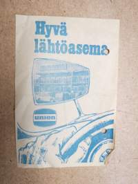 Union huoltoasema Kisko -käteiskuitti 8.6.1973