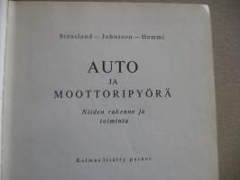 Auto ja moottoripyörä - Niiden rakenne ja toiminta