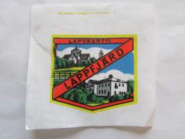 Lapväärtti-Lappfjärd -kangasmerkki, matkailumerkki, leikkaamaton