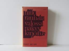 Valossa näkyy kirjoitus - Runot 1967-1976