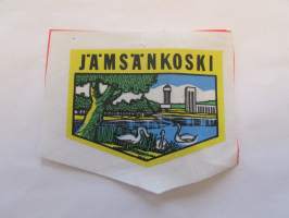 Jämsänkoski -kangasmerkki, matkailumerkki, leikkaamaton