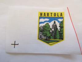 Hartola -kangasmerkki, matkailumerkki, leikkaamaton
