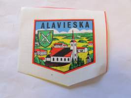 Alavieska -kangasmerkki, matkailumerkki, leikkaamaton