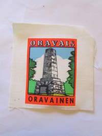 Oravais - Oravainen -kangasmerkki, matkailumerkki, leikkaamaton