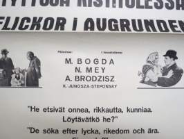 Tyttöjä ristitulessa - Flickor i avgrunden, M. Bogda, N. Mey, A. Brodzisz, K. Junosza-Steponsky -elokuvajuliste / movie poster