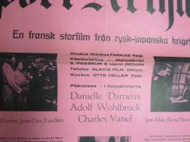 Port Arthur - ranskalainen suurelokuva Venäjän-Japanin sodasta, Danielle Darrieux, Adolf Wohlbrück, Charles Vanel, ohjaus N. Varkas -elokuvajuliste / movie poster